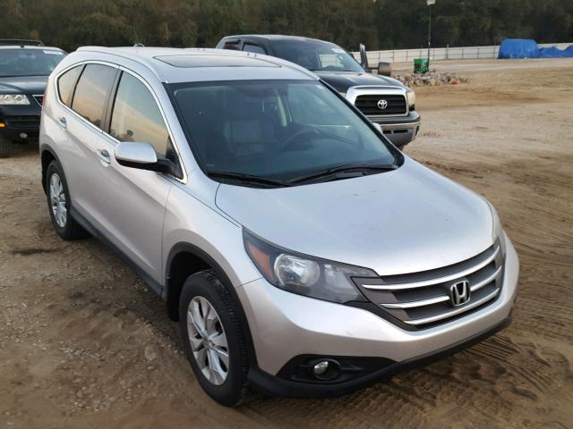 2HKRM4H71DH656303 - 2013 HONDA CR-V EXL SILVER photo 1