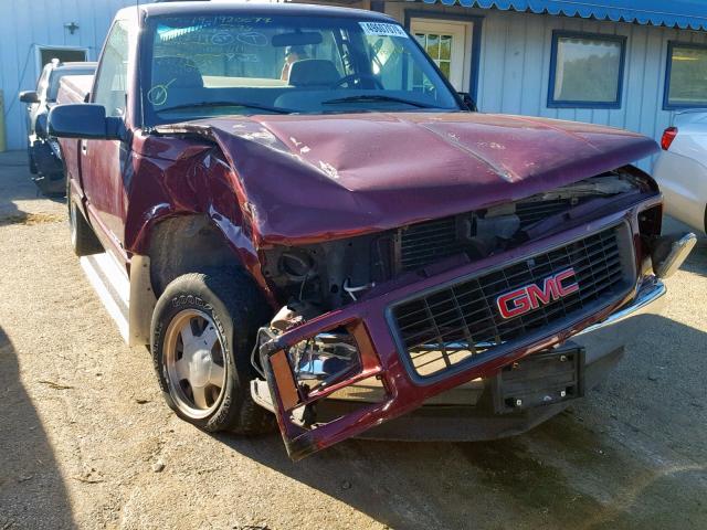 1GTEC14W9TZ542845 - 1996 GMC SIERRA C15 MAROON photo 1