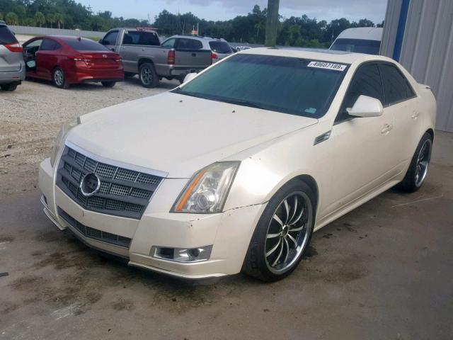 1G6DP5EV8A0124133 - 2010 CADILLAC CTS PREMIU WHITE photo 2