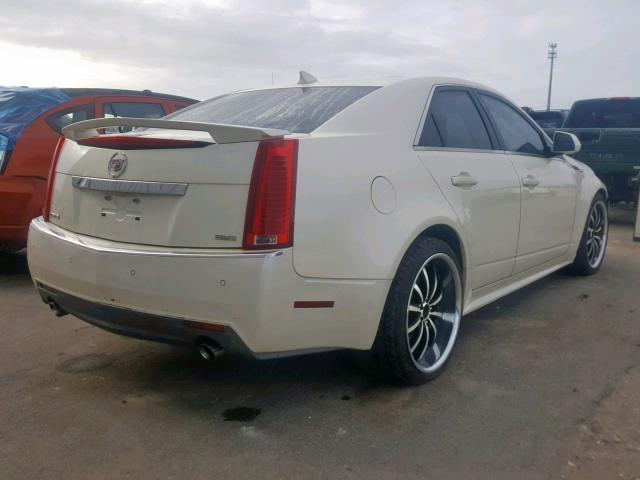 1G6DP5EV8A0124133 - 2010 CADILLAC CTS PREMIU WHITE photo 4