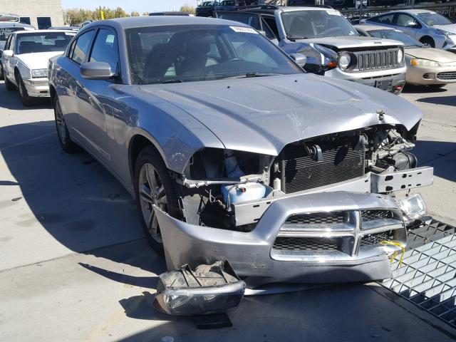 2C3CDXFG4DH722785 - 2013 DODGE CHARGER V6 SILVER photo 1