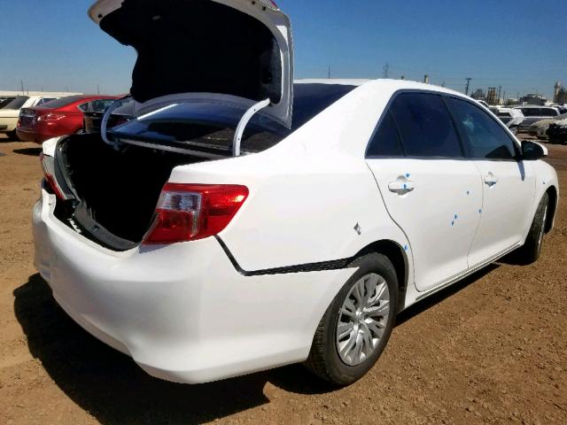 4T4BF1FK3CR273034 - 2012 TOYOTA CAMRY BASE WHITE photo 4