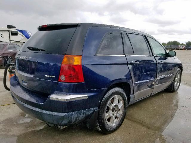 2C8GF68484R335105 - 2004 CHRYSLER PACIFICA BLUE photo 4