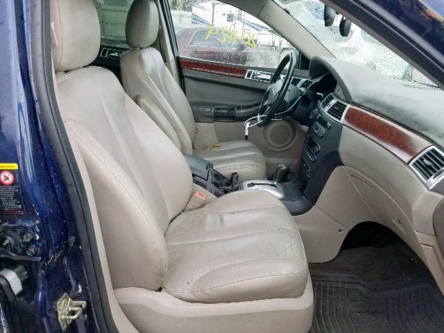 2C8GF68484R335105 - 2004 CHRYSLER PACIFICA BLUE photo 5