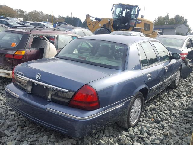 2MEFM75V67X642552 - 2007 MERCURY GRAND MARQ BLUE photo 4