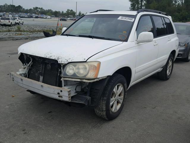 JTEGF21A010014591 - 2001 TOYOTA HIGHLANDER WHITE photo 2