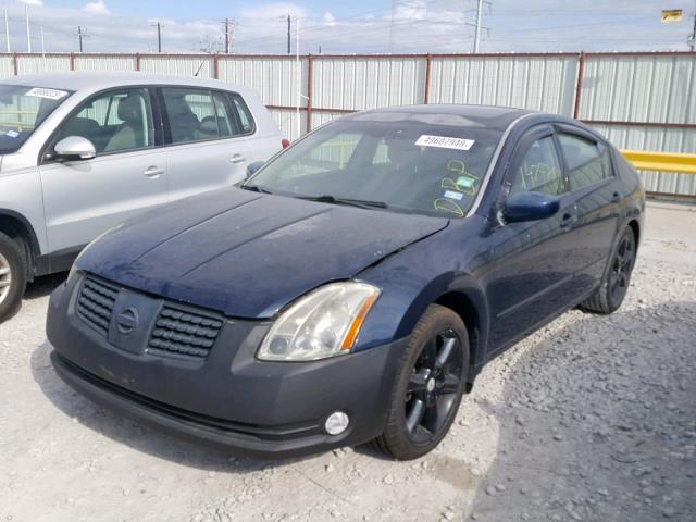 1N4BA41E15C831400 - 2005 NISSAN MAXIMA SE BLUE photo 2