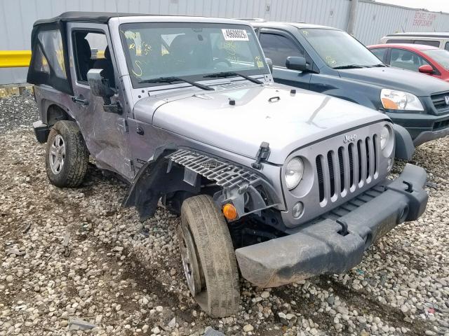 1C4AJWAGXHL508972 - 2017 JEEP WRANGLER S ვერცხლისფერი ფოტო 1