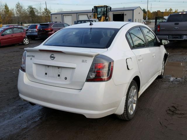 3N1AB6AP9AL709160 - 2010 NISSAN SENTRA 2.0 WHITE photo 4