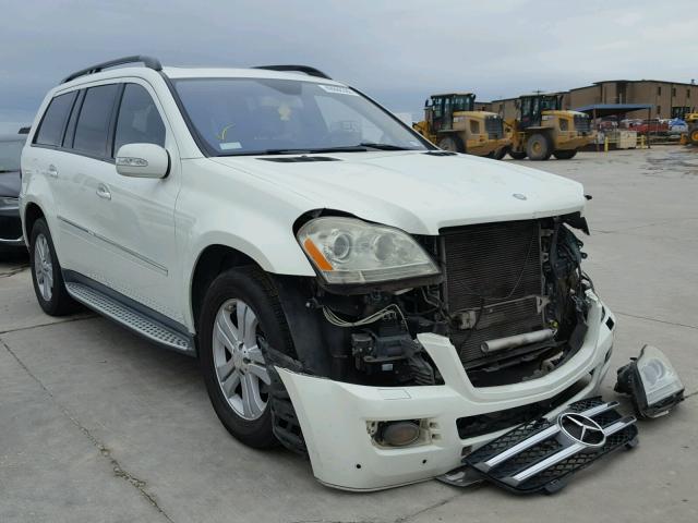 4JGBF71E38A422114 - 2008 MERCEDES-BENZ GL 450 4MA WHITE photo 1