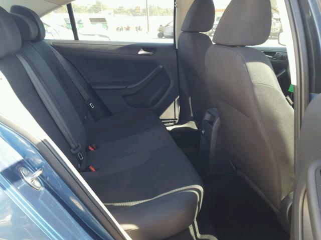 3VW2K7AJ7FM357360 - 2015 VOLKSWAGEN JETTA BASE Կապույտ լուսանկար 6