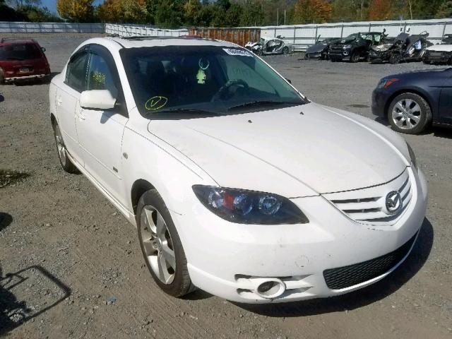 JM1BK123841213083 - 2004 MAZDA 3 S WHITE photo 1