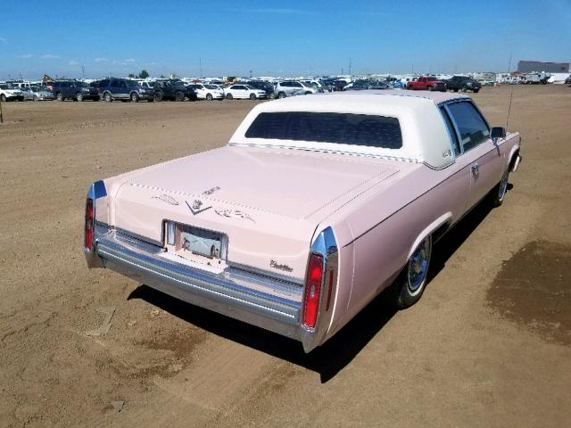 1G6AD474XB9192618 - 1981 CADILLAC DEVILLE PINK photo 4