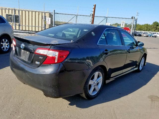 4T1BD1SK3EU123170 - 2014 TOYOTA CAMRY HYBR BLACK photo 4