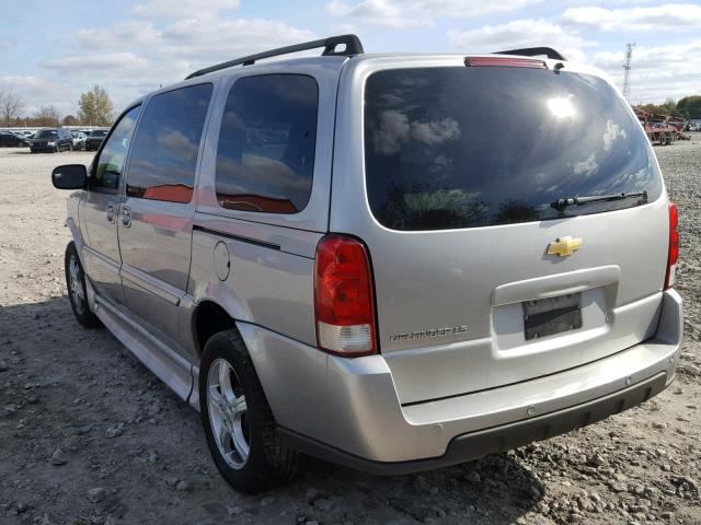 1GBDV13L75D243999 - 2005 CHEVROLET UPLANDER I ვერცხლისფერი ფოტო 3