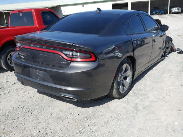 2C3CDXHG7HH572030 - 2017 DODGE CHARGER SX GRAY photo 4