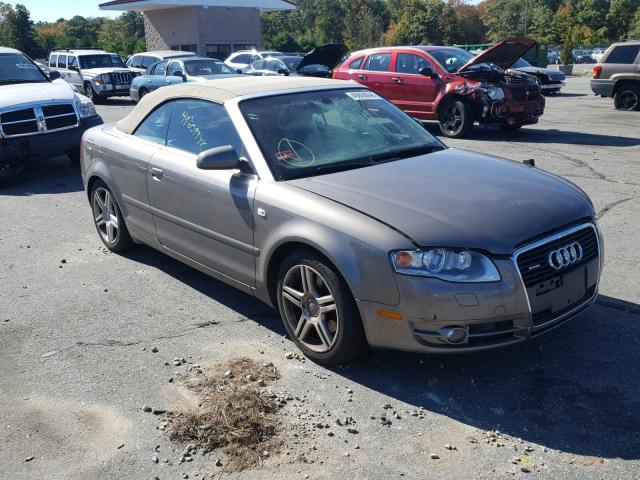 WAUDF48H28K008390 - 2008 AUDI A4 2.0T CA TAN photo 1