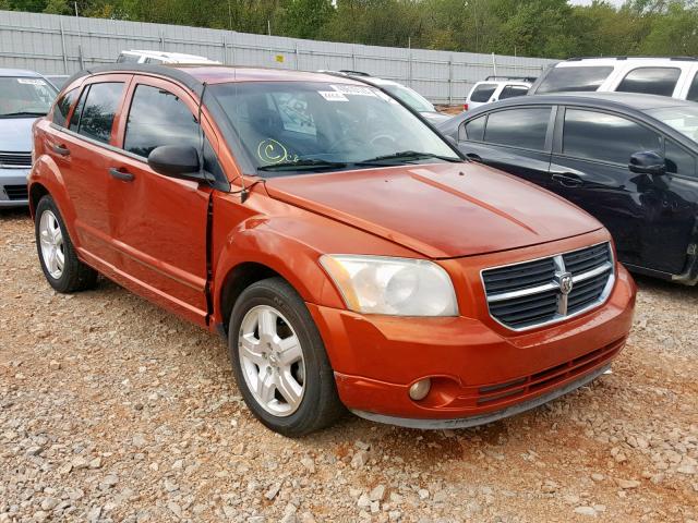 1B3HB48B87D164336 - 2007 DODGE CALIBER SX ORANGE photo 1