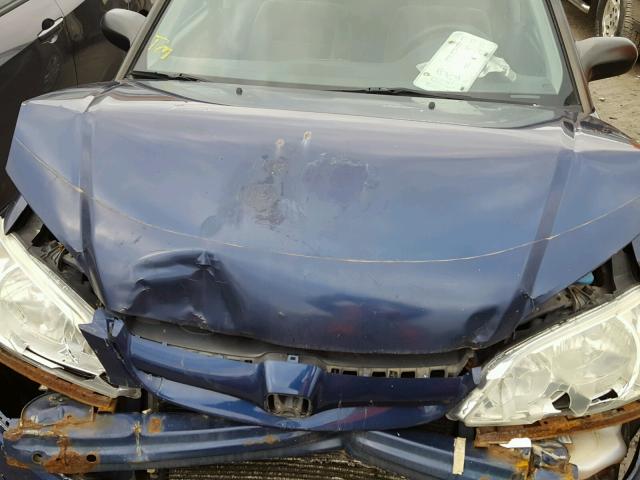 2HGES16424H919369 - 2004 HONDA CIVIC DX BLUE photo 7