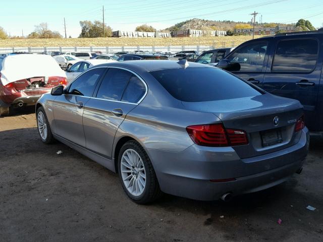 WBAFR7C56DC819905 - 2013 BMW 535 I GRAY photo 3