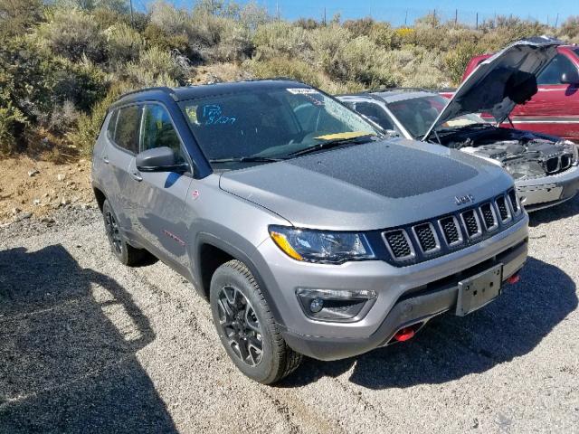 3C4NJDDB0KT785423 - 2019 JEEP COMPASS TR GRAY photo 1