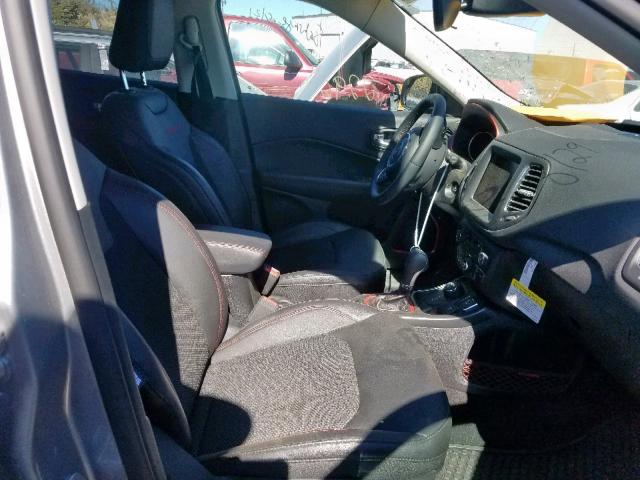 3C4NJDDB0KT785423 - 2019 JEEP COMPASS TR GRAY photo 5