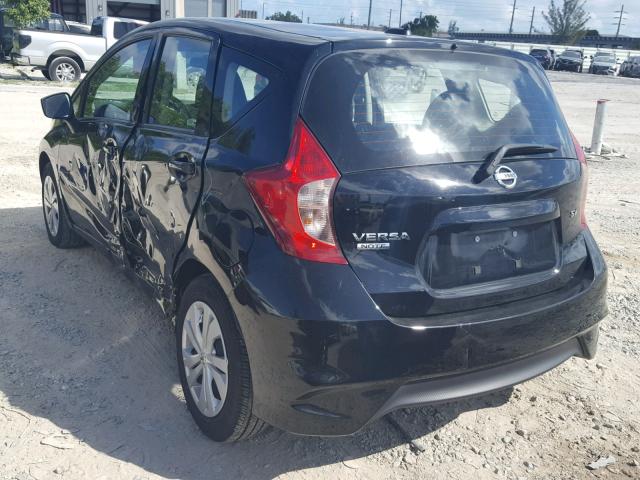 3N1CE2CP2HL358589 - 2017 NISSAN VERSA NOTE BLACK photo 3