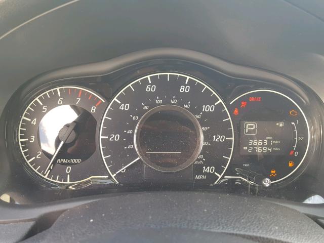 3N1CE2CP2HL358589 - 2017 NISSAN VERSA NOTE BLACK photo 8