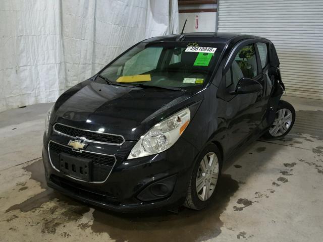 KL8CD6S99DC505774 - 2013 CHEVROLET SPARK 1LT BLACK photo 2