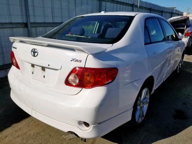 1NXBE40E49Z058935 - 2009 TOYOTA COROLLA XR 白色 照片 4