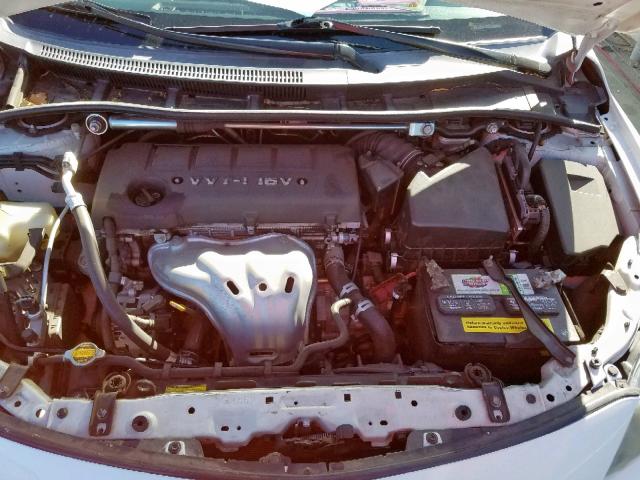 1NXBE40E49Z058935 - 2009 TOYOTA COROLLA XR 白色 照片 7