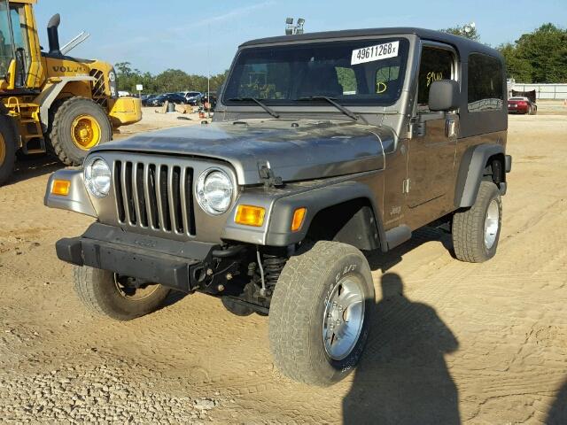 1J4FA49S54P785335 - 2004 JEEP WRANGLER / TAN photo 2