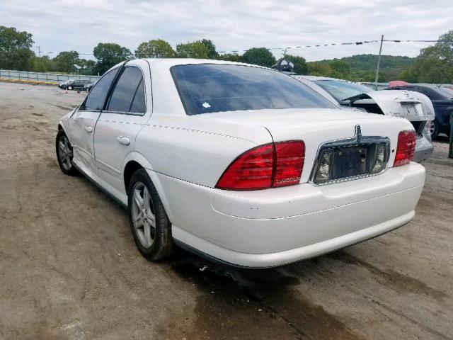 1LNHM87A12Y706527 - 2002 LINCOLN LS WHITE photo 3