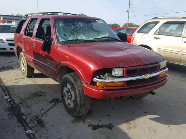 1GNDT13X23K131048 - 2003 CHEVROLET BLAZER RED photo 1