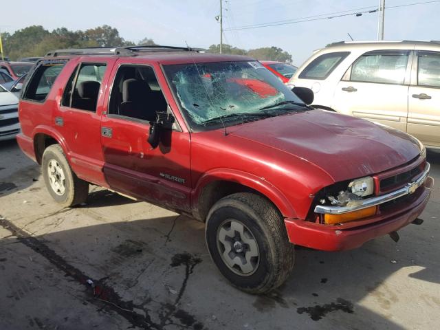 1GNDT13X23K131048 - 2003 CHEVROLET BLAZER RED photo 9