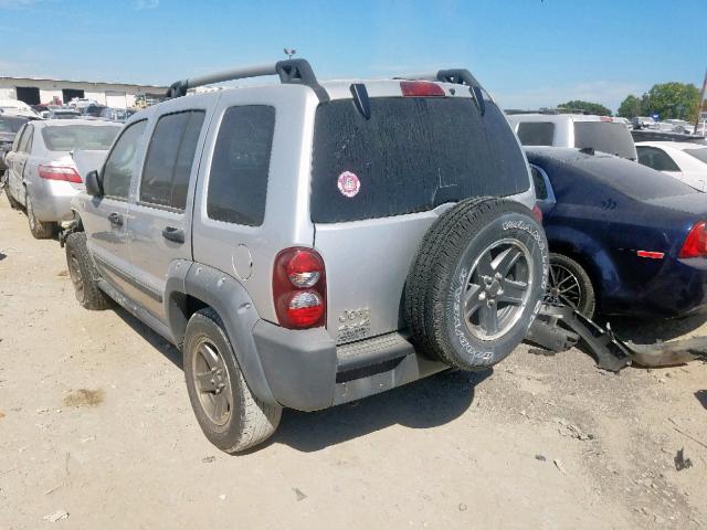 1J4GL38K96W293300 - 2006 JEEP LIBERTY RE SILVER photo 3