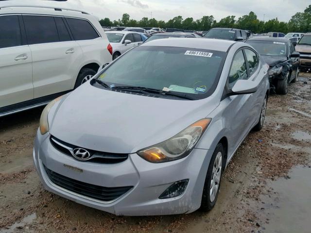 5NPDH4AE0BH028463 - 2011 HYUNDAI ELANTRA GL SILVER photo 2