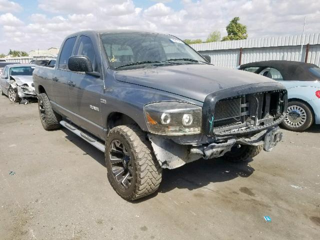 1D7HA18248S523507 - 2008 DODGE RAM 1500 S GRAY photo 1