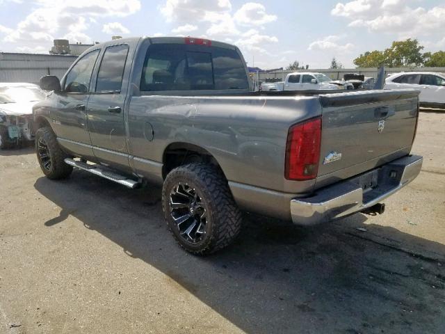 1D7HA18248S523507 - 2008 DODGE RAM 1500 S GRAY photo 3