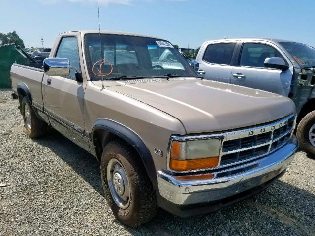 1B7HL26Y0PS253773 - 1993 DODGE DAKOTA GOLD photo 1