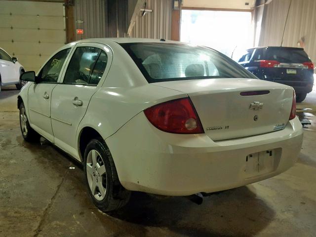 1G1AL58F287185553 - 2008 CHEVROLET COBALT LT WHITE photo 3