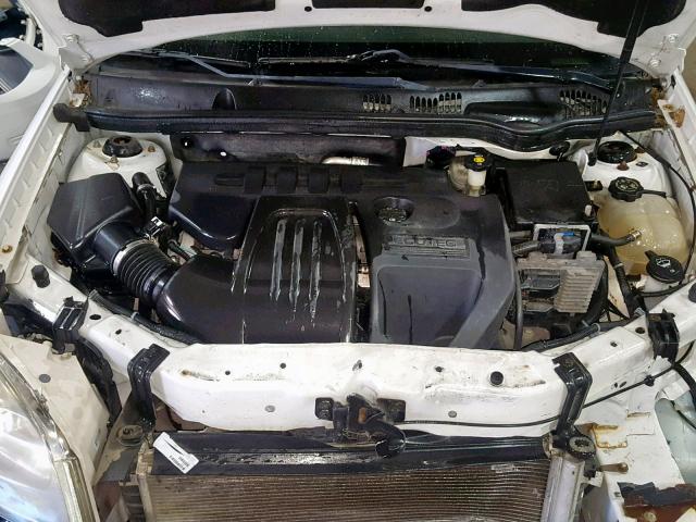 1G1AL58F287185553 - 2008 CHEVROLET COBALT LT WHITE photo 7