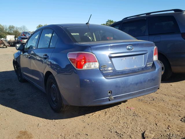 JF1GJAA64DH021483 - 2013 SUBARU IMPREZA BA BLUE photo 3