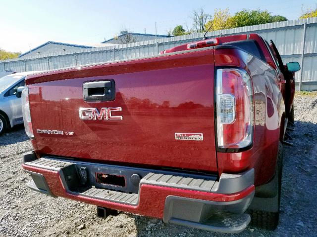 1GTG6FEN8K1205342 - 2019 GMC CANYON ALL RED photo 4