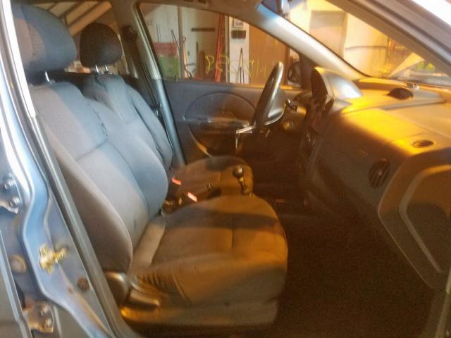KL1TD666X6B674256 - 2006 CHEVROLET AVEO BASE ლურჯი ფოტო 5