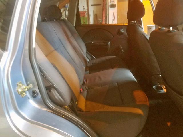 KL1TD666X6B674256 - 2006 CHEVROLET AVEO BASE ლურჯი ფოტო 6