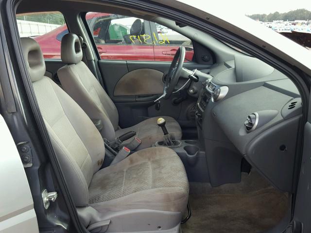 1G8AZ52F35Z138556 - 2005 SATURN ION LEVEL SILVER photo 5