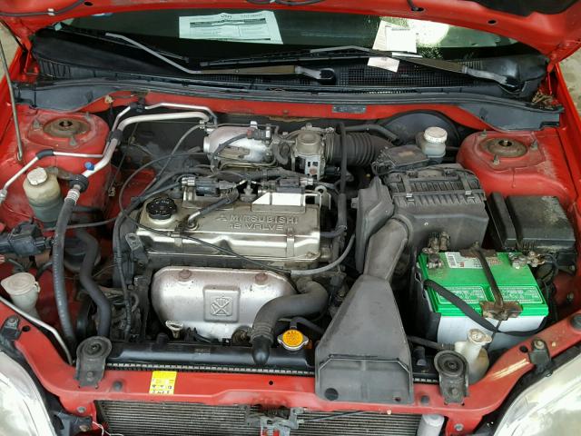 JA3AJ86E63U095338 - 2003 MITSUBISHI LANCER OZ RED photo 7