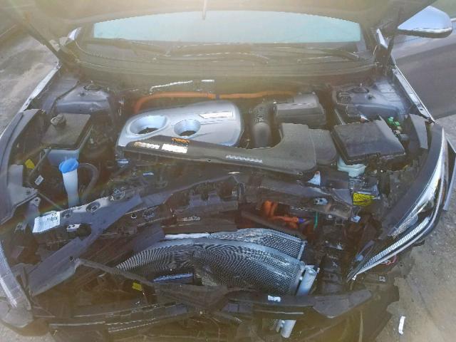 KMHE34L17HA050436 - 2017 HYUNDAI SONATA HYB SILVER photo 7