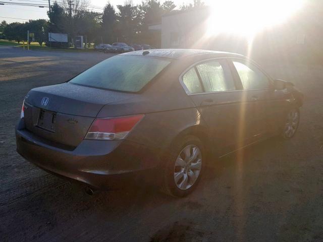 1HGCP26839A121244 - 2009 HONDA ACCORD EXL GRAY photo 4